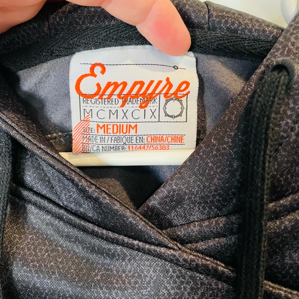 Black Partial Leather Jacket - image 2